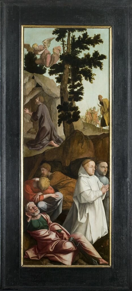 Trittico con Crocifissione a più figure - Museum Catharijneconvent, retro